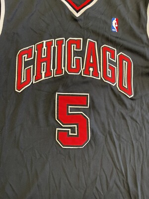 Nike Chicago Bulls Jalen Rose Jersey Size 56 NBA Basketball Black