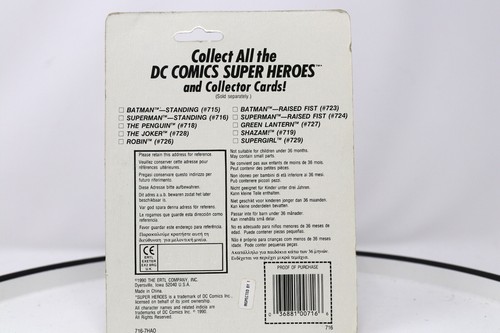 1990 Ertl DC Comics Super Heroes Superman #716 Die Cast Figure MOC - Picture 3 of 7