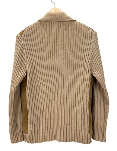 Vintage 70s Californian Sheep Suede & Wool Jacket Sweater Mens Medium Distressed - Picture 2 of 6