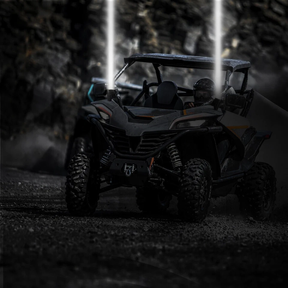 Luces láser de látigo sin látigo para Polaris RZR 570 800 900 PRO XP 1000 RGBW Foto 4 de 4