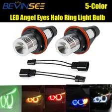 LED Angel Eyes Light Ring Marker Fits For BMW E39 E53 E60 E61 X3 E63 E64 E60 E61