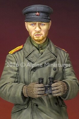 MW22 ALPINE MINIATURES 35214 WW2 RUSSIAN TANK COMMANDER   1-35  1/35 FIGURE