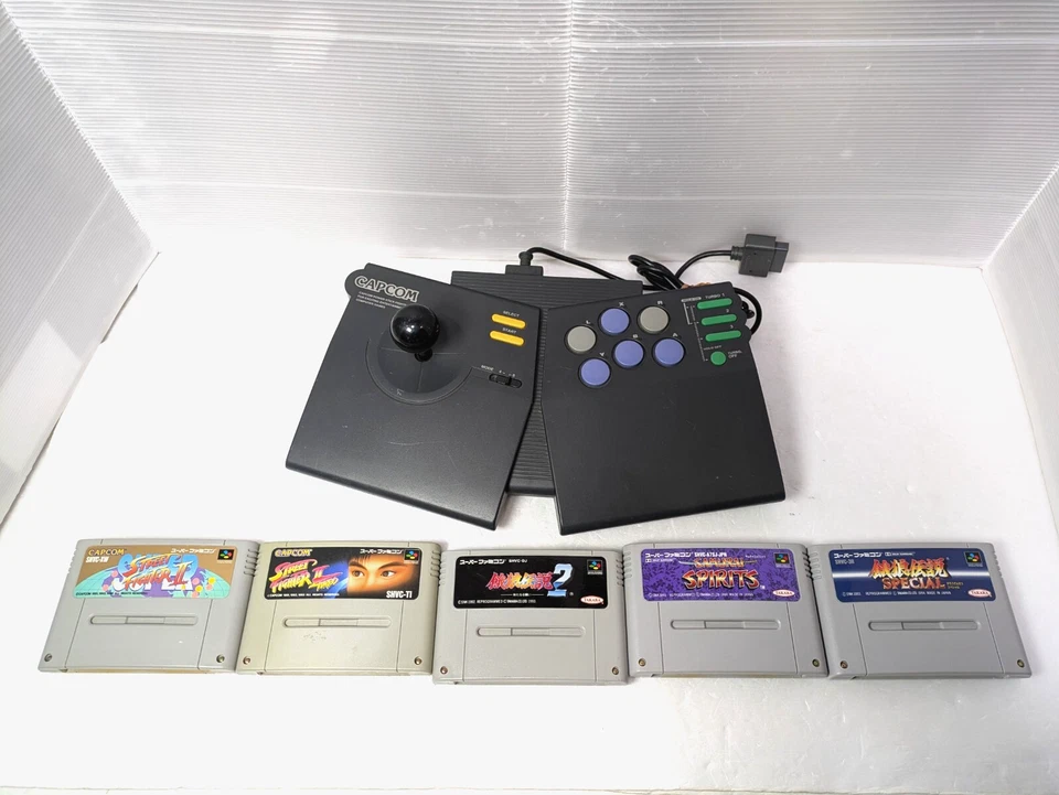 Super famicom Capcom power stick fighter controller SNES SUPER FAMICOM JAPAN - Image 2 of 4