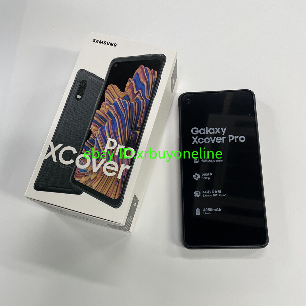 Samsung Galaxy Xcover Pro SM-G715U1 64GB-Black Factory Unlocked