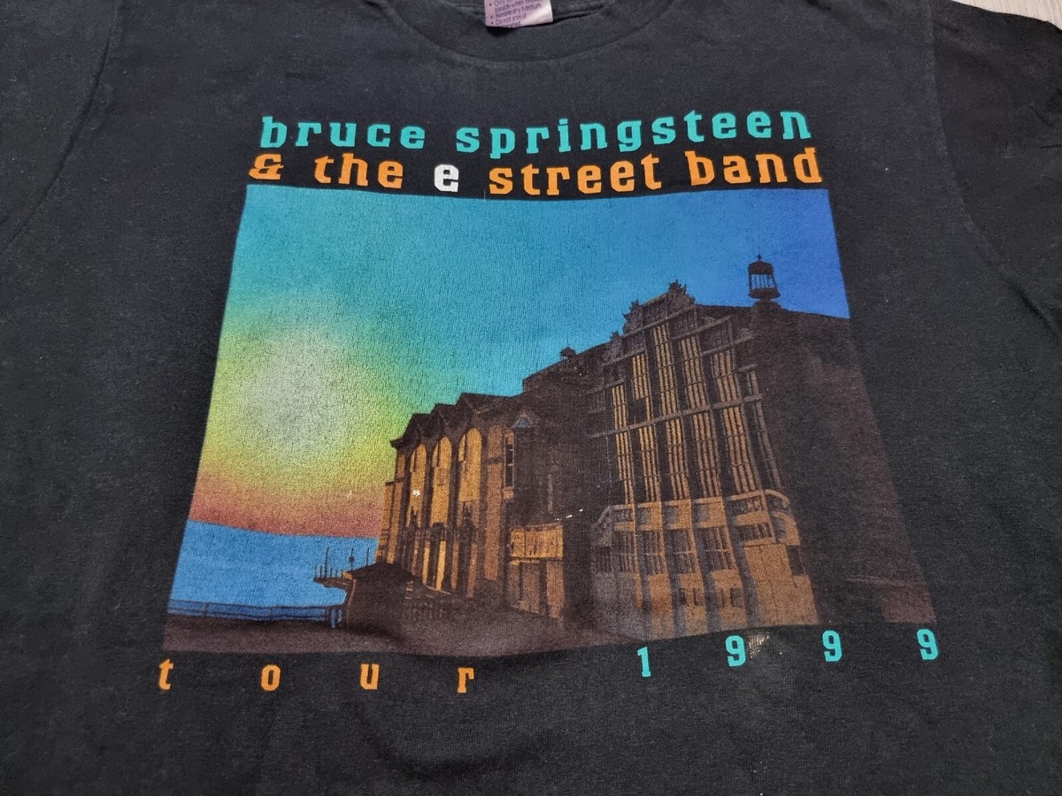 vintage 90s Bruce Springsteen 1999 Tour Concert T-Shirt size L | eBay