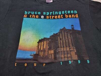 vintage 90s Bruce Springsteen 1999 Tour Concert T-Shirt size L | eBay