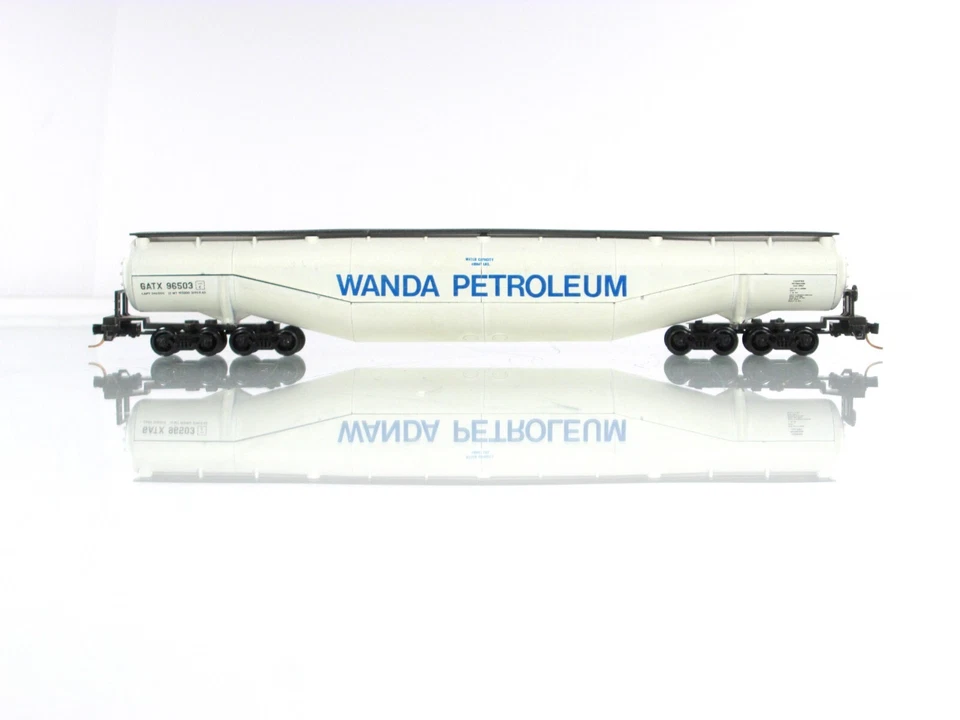 N Scale **WANDA PETROLEUM** 94' Jumbo Tanker, GATX 96503 - Atlas 3113, MTL Cplrs - Image 2 of 4