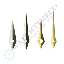 Watch Hands Dauphine (Elongated Diamond Shaped) - 1 Pair (Hour and Minute Hand)