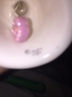 Avon Bunny Collection small 3" BELL 3D Rabbit flower clapper Easter Spring 1984 — photo 8