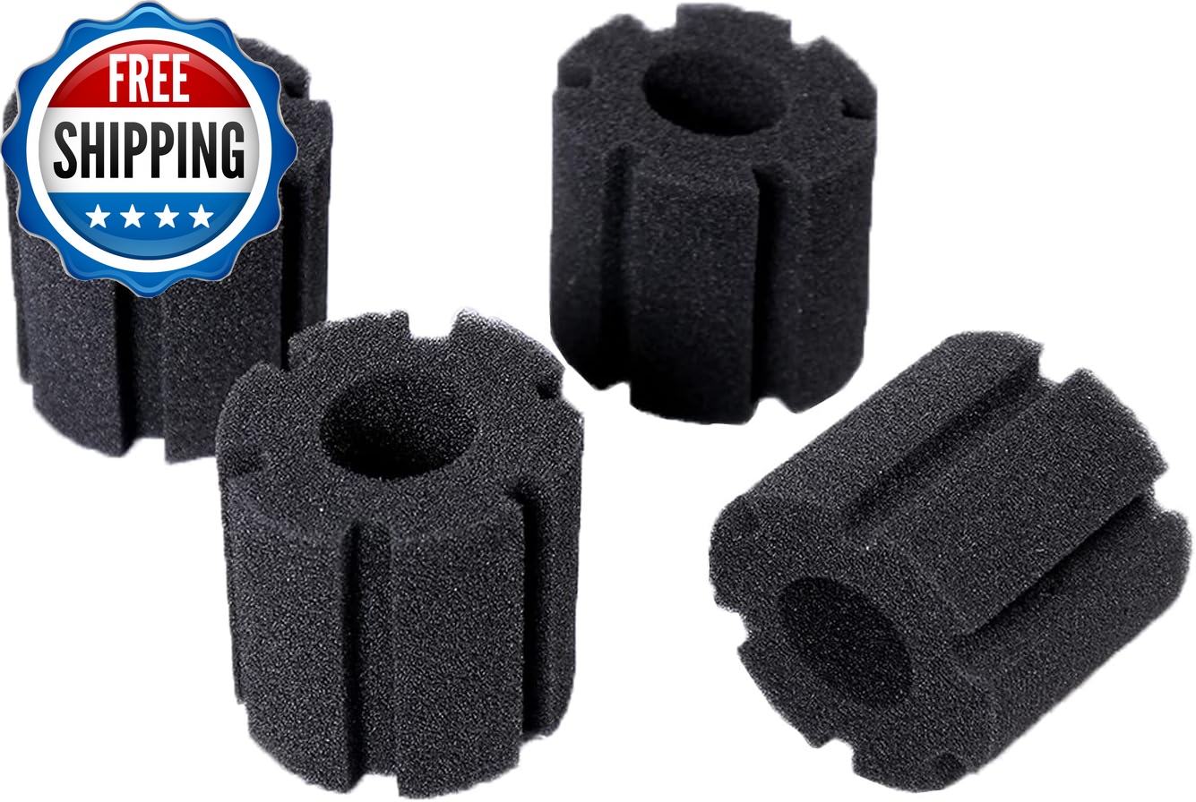 Aquarium Sponge Filter Replacement, Fish Tank Foam Replacement,4 Packs (Small up