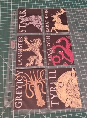 Game Of Thrones Season 2 Trading Card Chase Set H1-H6 (Rittenhouse, 2013)