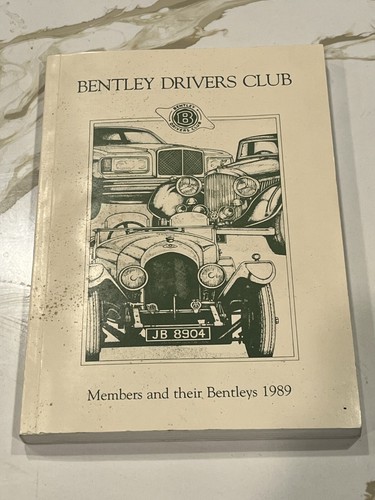Soci Bentley Drivers Club e le loro Bentley 1989 Automobilia / Memorabilia