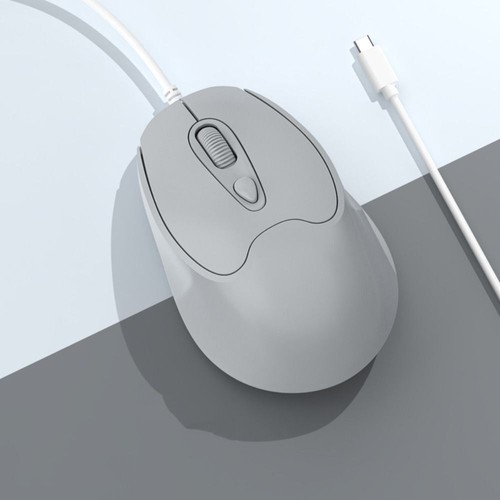 USB Wired Mute Mouse Type C USB Cable Ergonomic Mice Notebooks PC Laptop - Picture 26 of 26