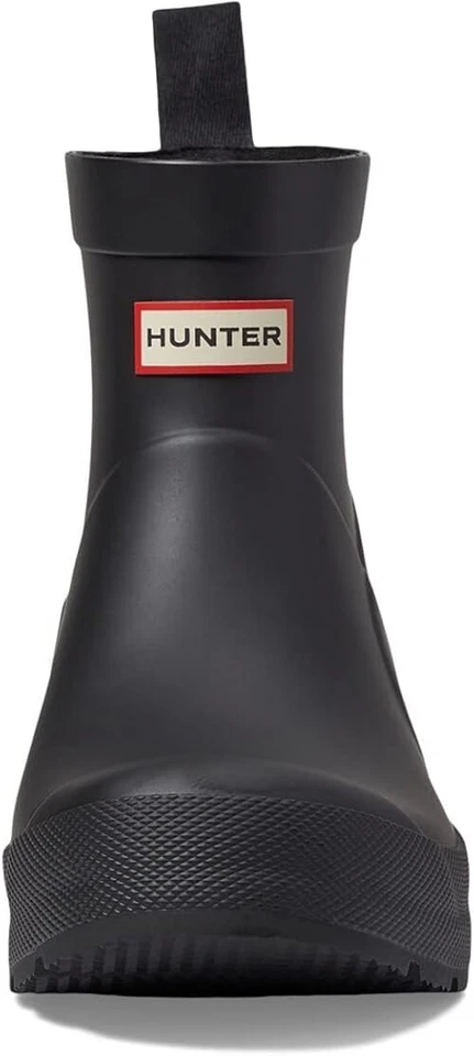 Hunter Play Boot Kids Unisex Black Pull On Rubber Ankle Wellington Boots NEW - Image 4 of 4