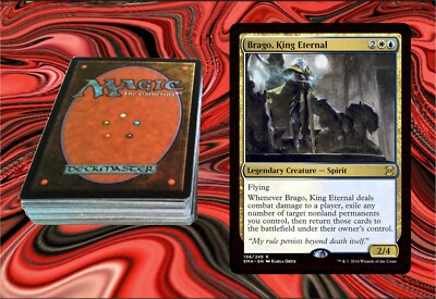 BRAGO, KING ETERNAL -EDH COMMANDER DECK Magic Gathering MTG 100 cards -  FLICKER | eBay