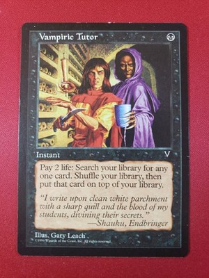 Vampiric Tutor #72 Visions MtG