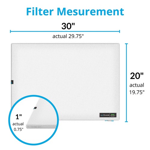 20x30x1 Air Filter for AC HVAC Furnace, Machine Washable & Dryer Friendly MRE... - Bild 3 von 8