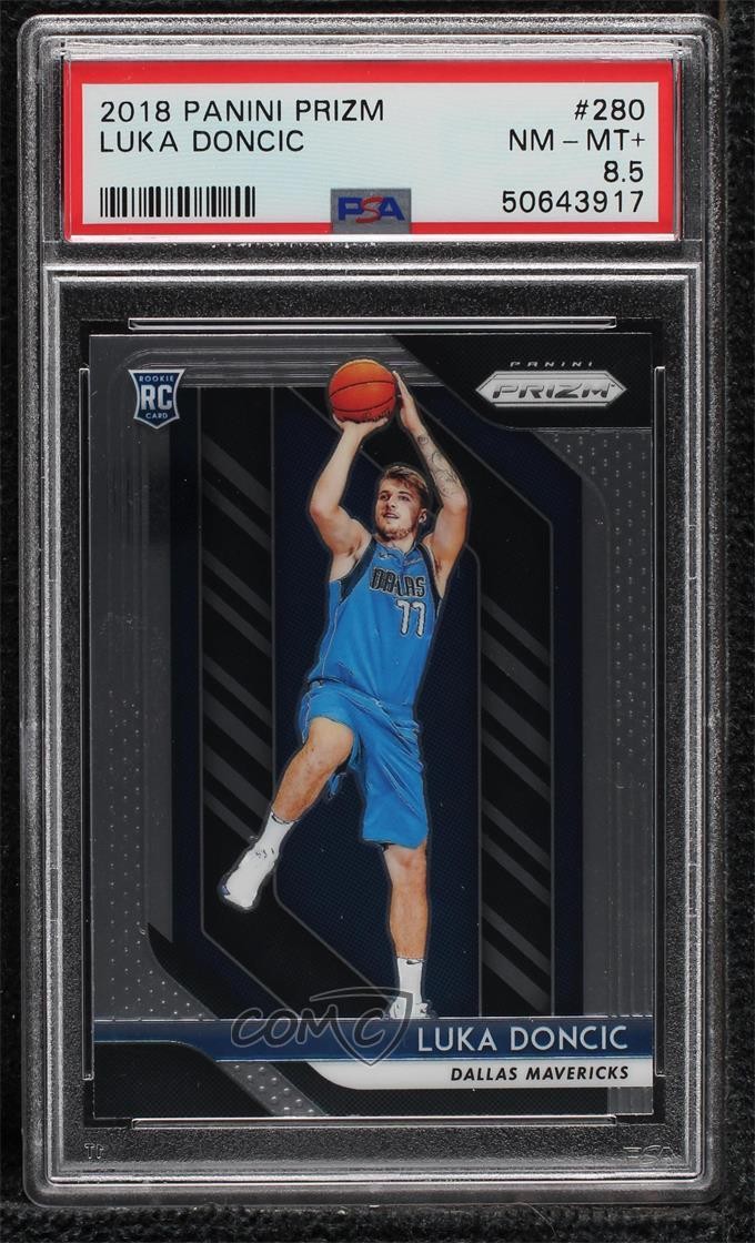 2018-19 Panini Prizm Luka Doncic #280 PSA 8.5 Rookie RC qc0