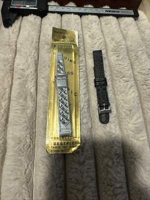 NOS Tropic Band 14mm Grey With Bonus Tropic Style Black Bundle Of 2!