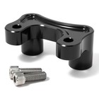 Black Handlebar Riser Adapter for Harley 2015 Road Glide FLTR Fat Bob FXFB 107