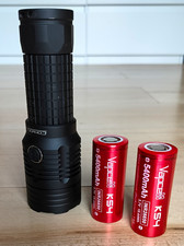 Convoy M3 LED Taschenlampe Schwarz inkl. 2x V...