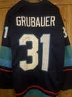 Autographed/Signed Philipp Grubauer Seattle Blue Hockey Jersey JSA COA