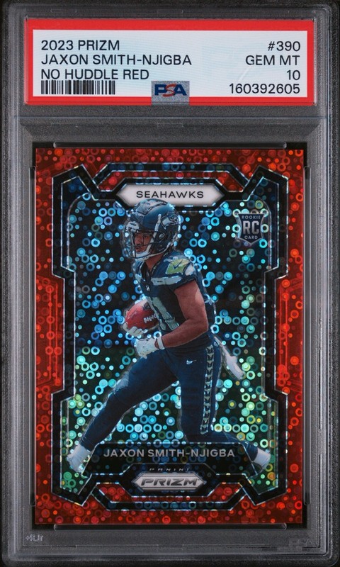 2023 PRIZM JAXON SMITH-NJIGBA PSA 10 RARE RED PRIZM SP /75 1/1? NON AUTO ALL PRO