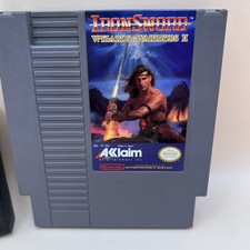 IronSword Wizards  Warriors II Nintendo NES Aclcaim Cartridge Only
