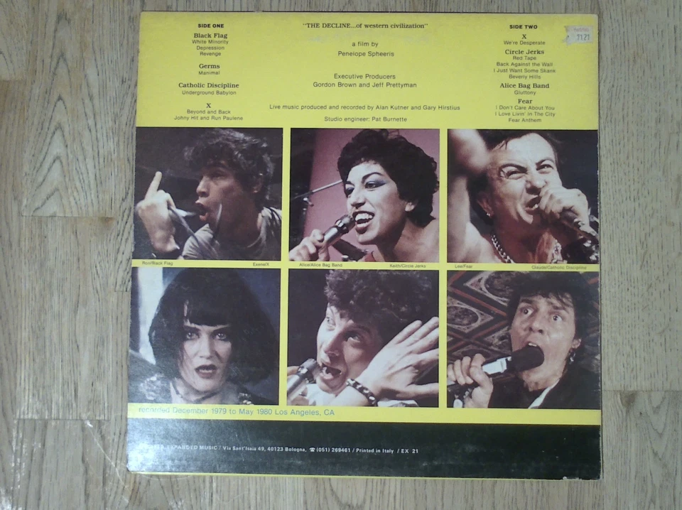 The Decline of Western Civilisation - Compilation, Soundtrack /Vinyl LP, HC-Punk - Bild 2 von 2