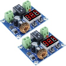 2PCS Digital Low Voltage Protector 12V-36V Disconnect Switch Cut Off Over Dis...