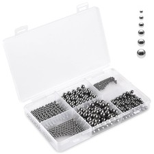 Ball Bearings 610 Pcs 6 Size Assorted Loose Bearing Balls 3/32" 610Pcs Kit