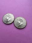 2001 P & D Kennedy Half Dollar (2) Clad Coins Circulated  Free shipping N 678