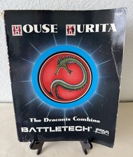 House Kurita: The Draconis Combine Battletech FASA 1620 With Foldout Vtg 1987