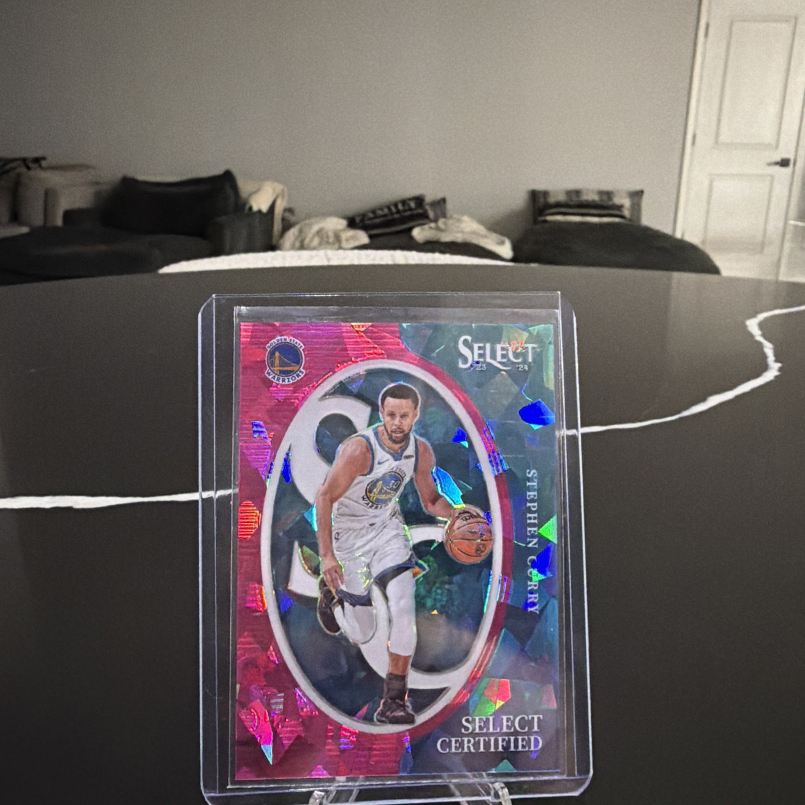 2023 Select Stephen Curry Certified-Pink Cracked Ice #4 22/99 