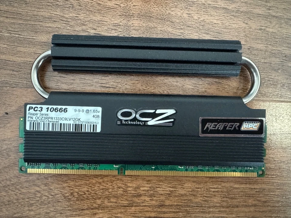 16 GB 4x4GB OCZ Reaper Series HPC 1.65V PC3-10666 Non-ECC DDR3 Ram OCZ3RPR1333C9 - Image 4 of 4