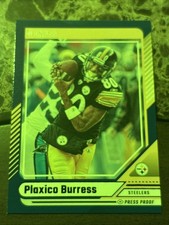 Plaxico Burress 2024 Panini Donruss Blue Press Proof #88 Steelers