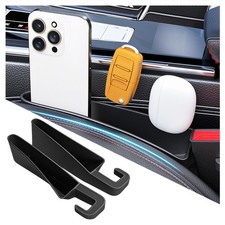 2PCS Short Car Seat Gap Filler Organizer,Mini-Size in Between Car Seat Catche...