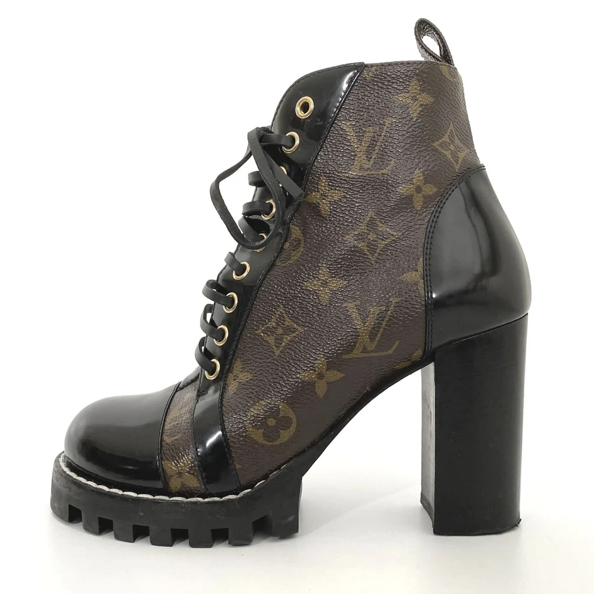 Louis Vuitton Leather Upper High (3-3.9 in) Heel Height Boots for