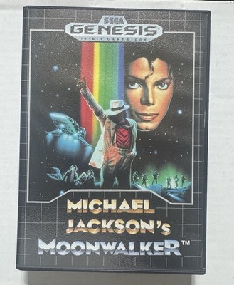 Michael Jackson s Moonwalker Sega Genesis CIB Complete Game Case Manual Tested