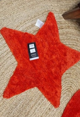 Teppich Catherine Lansfield Red Star, 65 x 65 cm super weich 