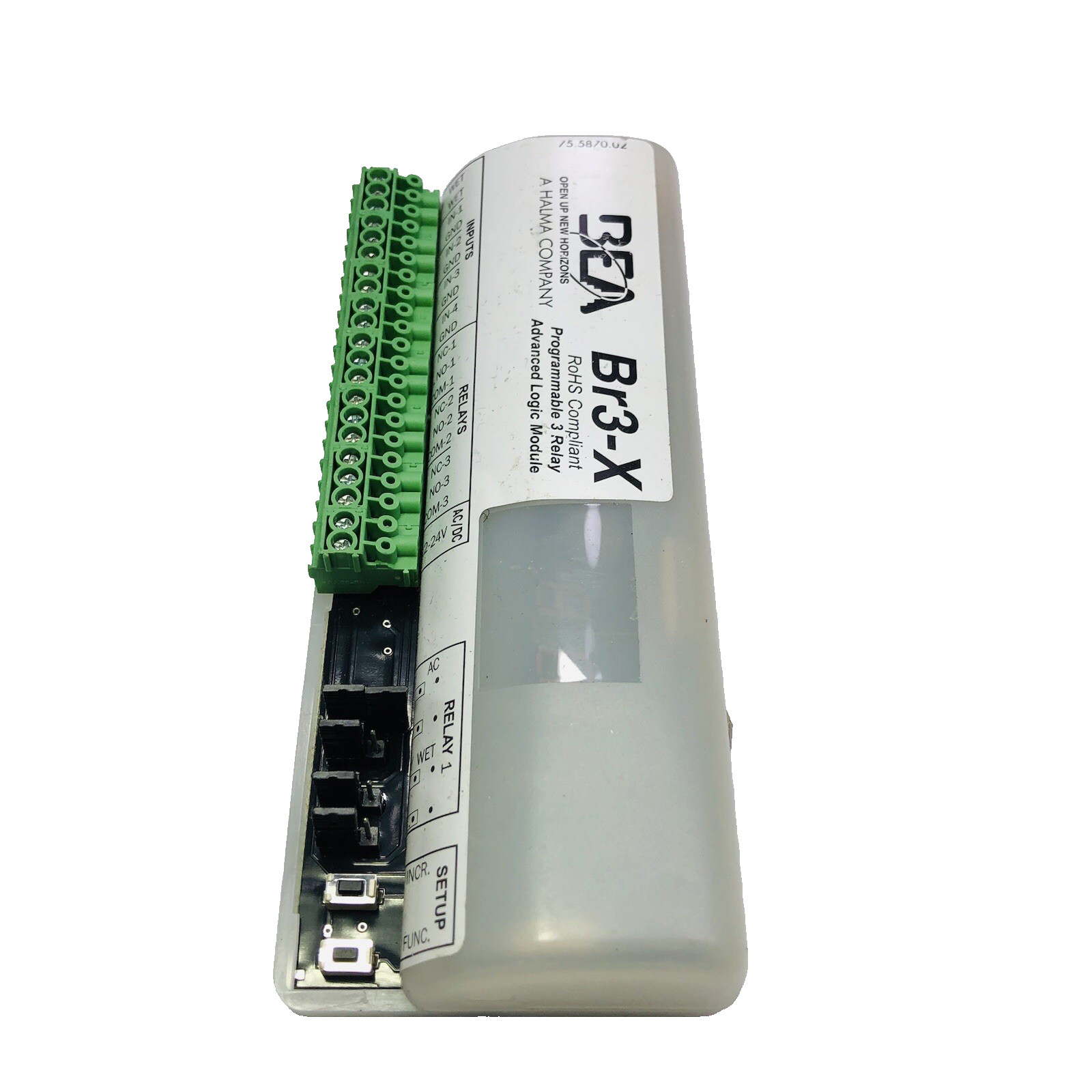 BEA PROGRAMMABLE 3 RELAY LOGIC MODULE 10BR3-X