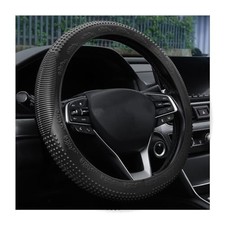Steering Wheel Cover, Car Silicone Steering Wheel Protector, Anti-Slip Black