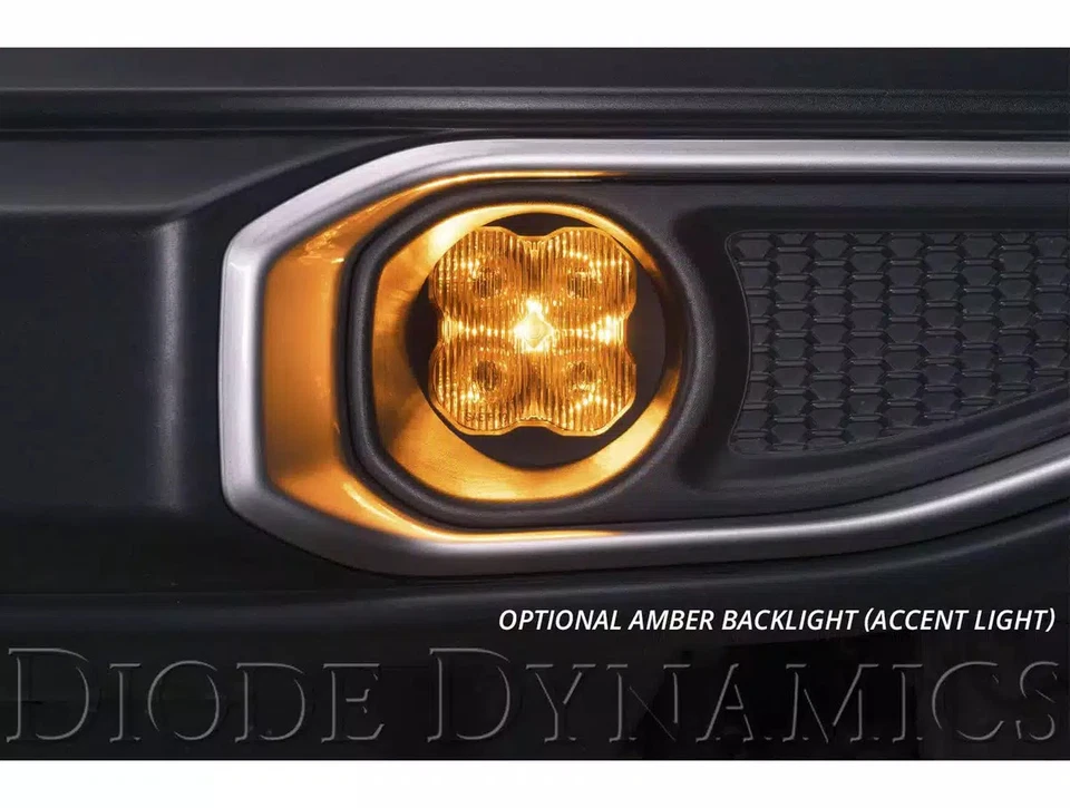 Diode Dynamics SS3 Backlit LED Fog Lights Fits 2002-2005 Ford Excursion - Image 4 of 4