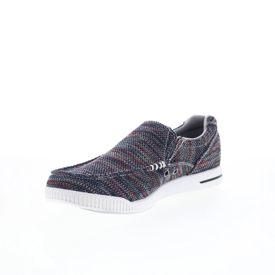 Zapatos de boliche deportivos sin cordones Dexter Kam DM0000497 para hombre de lona azul Foto 4 de 4