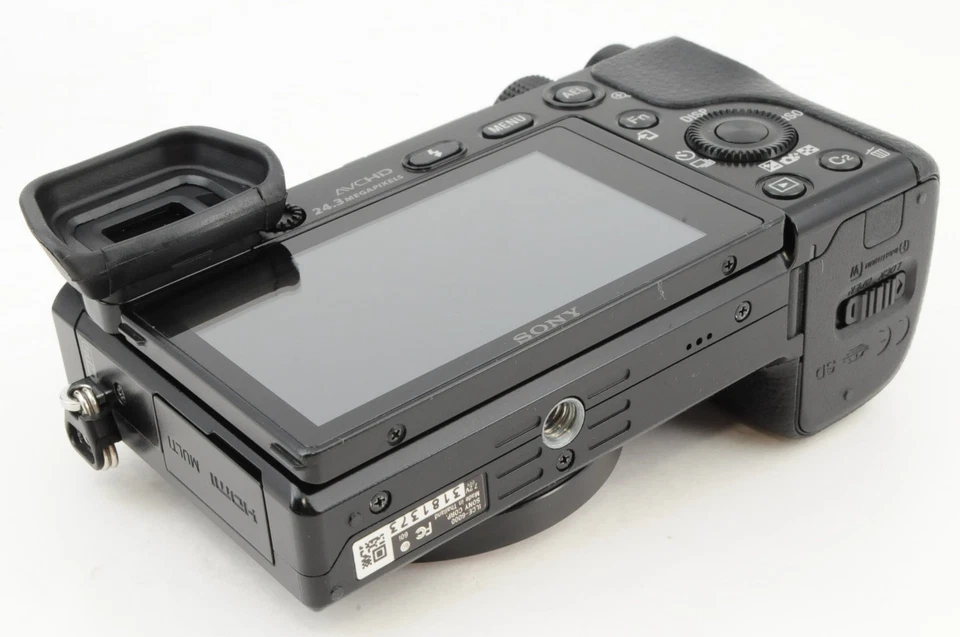 Sony Alpha A6000 (Kit with 16-50mm & 55-210mm Zoom) Black Near Mint #24846E - Image 4 of 4