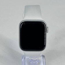 Apple Watch SE 2nd Gen. 40mm Silver Aluminum GPS w/ White Sport - Fair