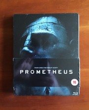Prometheus 3D + 2D Blu ray UK Play Exclusive 3 Disc Steelbook New Sealed OOP