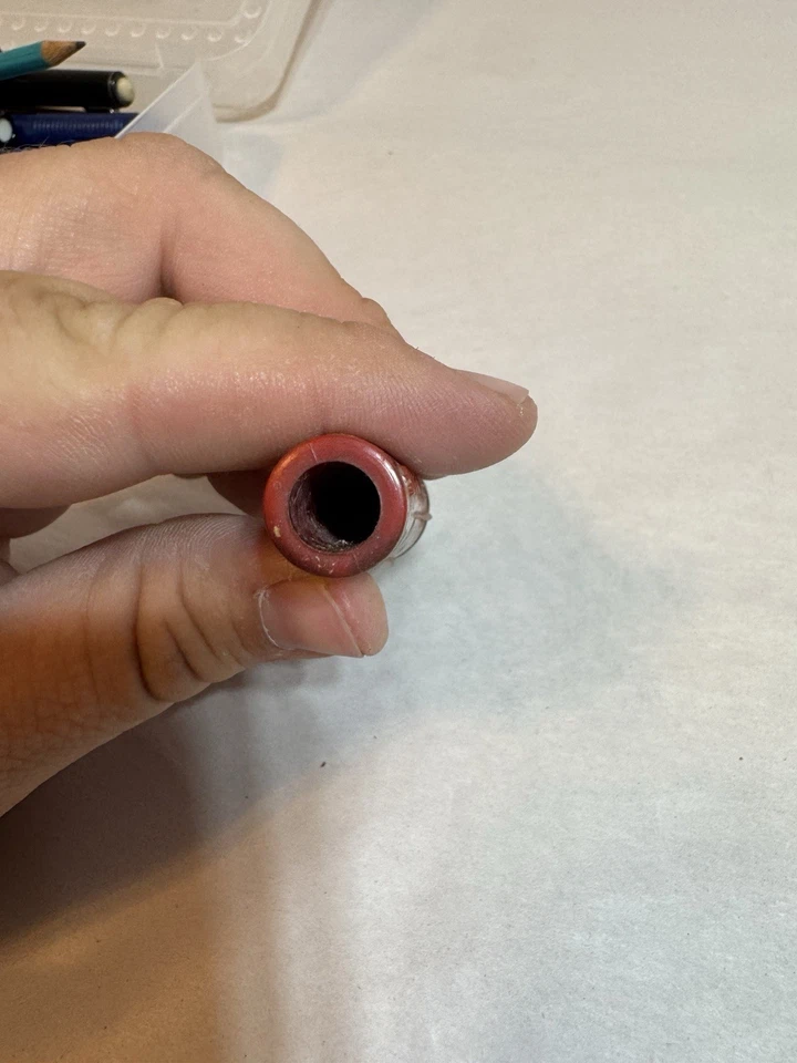 Vintage EMCA 110 Precision Point Red Pocket 2mm Lead Pointer Sharpener USA - Image 4 of 4