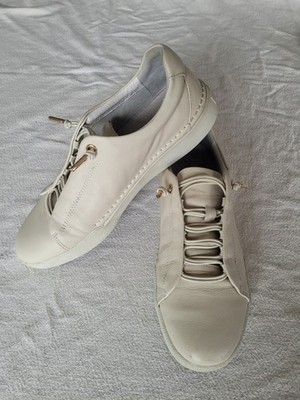 Josef Seibel Ricardo Sneakers Mens Beige Leather  Lace Up Shoes Size 39
