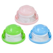 3 Pcs Floating Mesh Filter Bag Hair Catcher Lint Trap Pet Fur Washing Machine